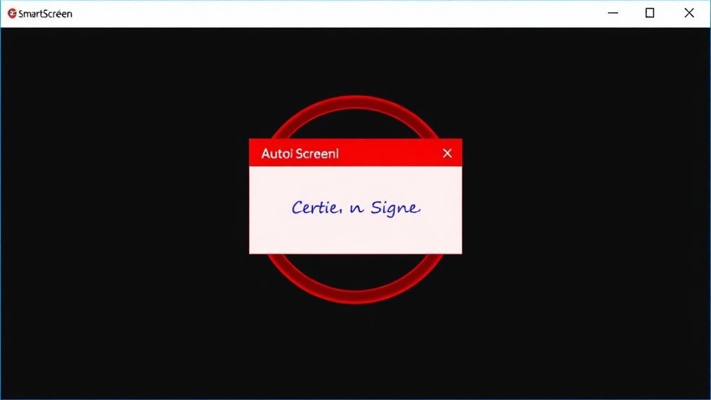 Signer application certificat SmartScreen : éviter l'avertissement