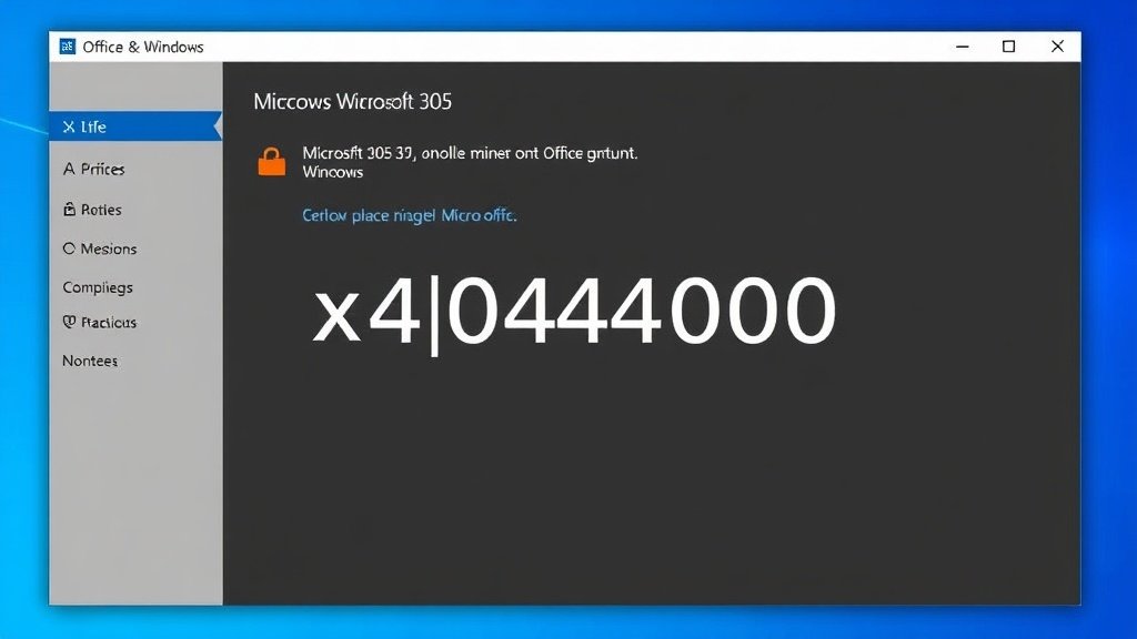 Erreur 0x4004F00C Office/Windows : Solutions 2026 | Guide