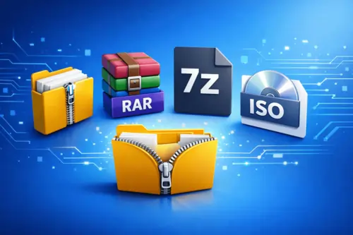 Comment extraire un fichier ISO, RAR, ZIP ou 7Z