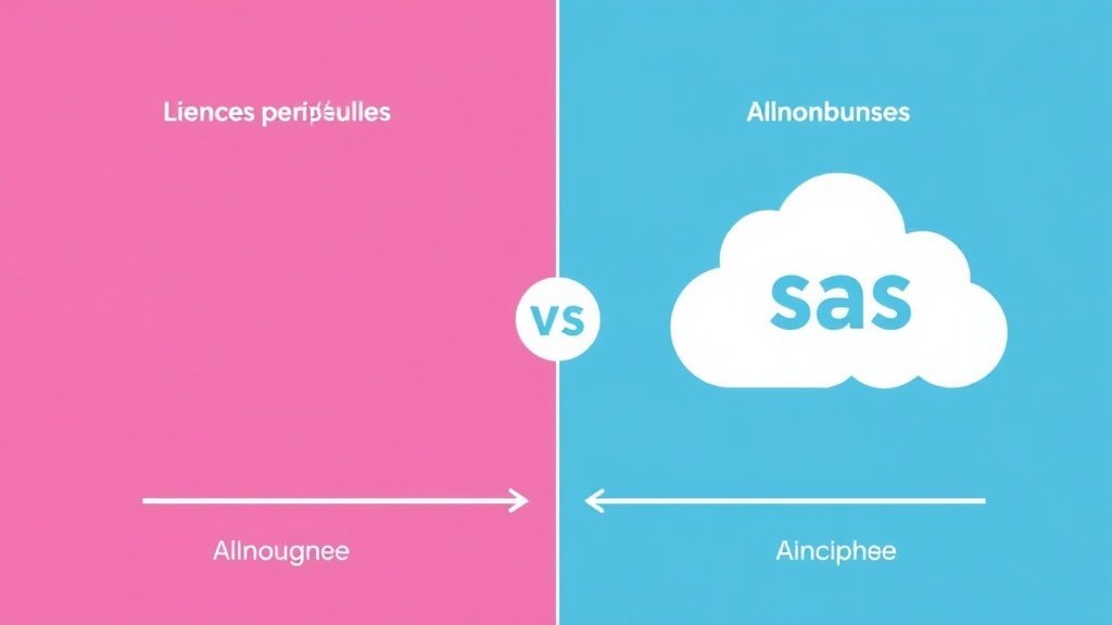 Licence perpétuelle vs abonnement : comparatif coûts 2026