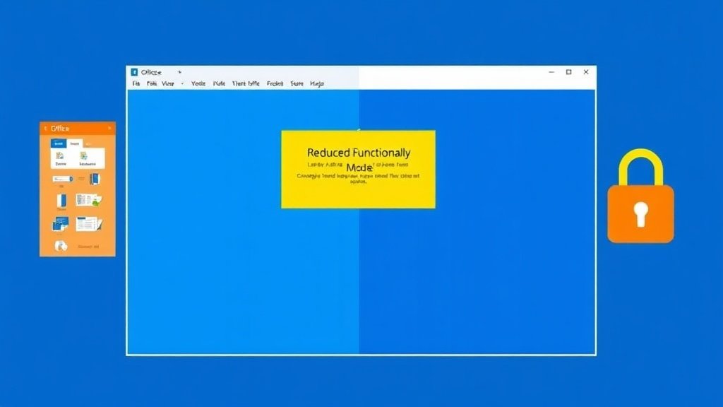 Office Mode Fonctionnalité Réduite : Solutions 2026